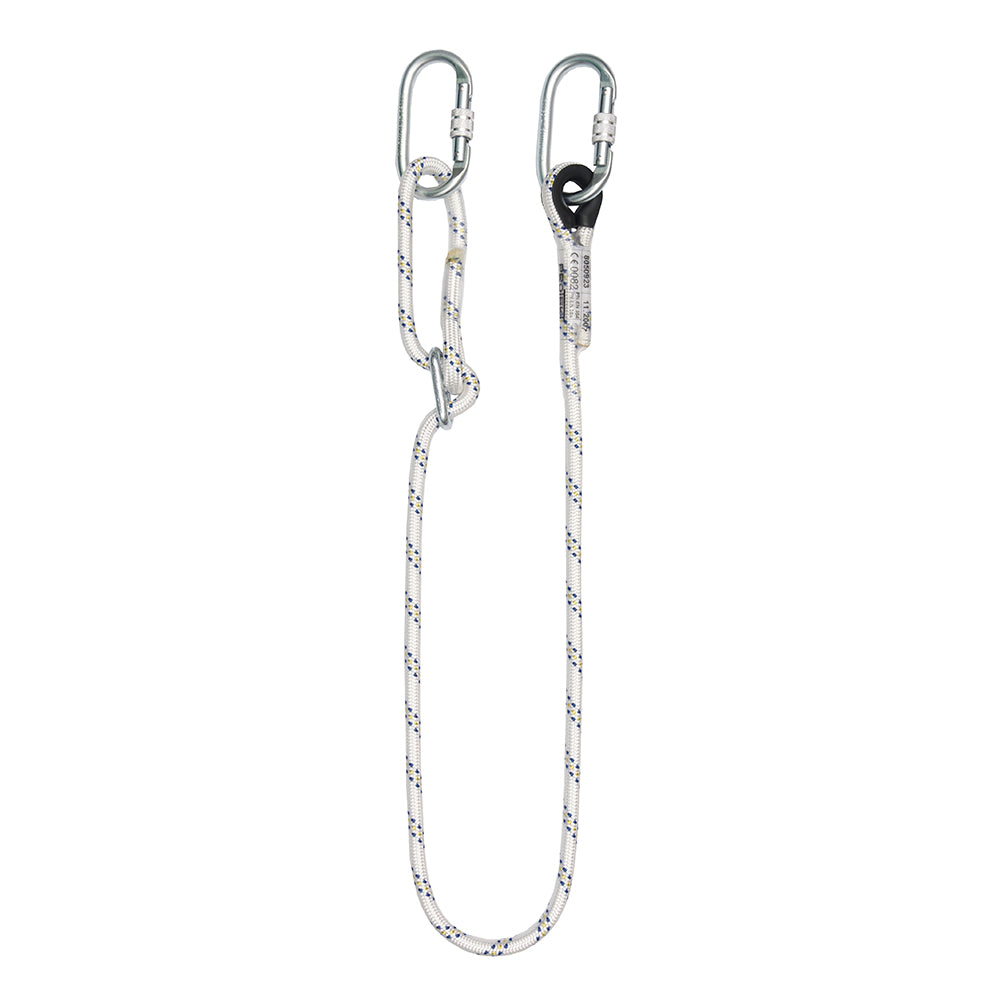 LB100 ADJUSTABLE SAFETY CABLE WITH 2 x AZ011 SNAPHOOKS 1.4 M LENGTH