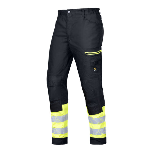 MEGAWORK RIP-STOP STRETCH BLACK WAIST PANTS