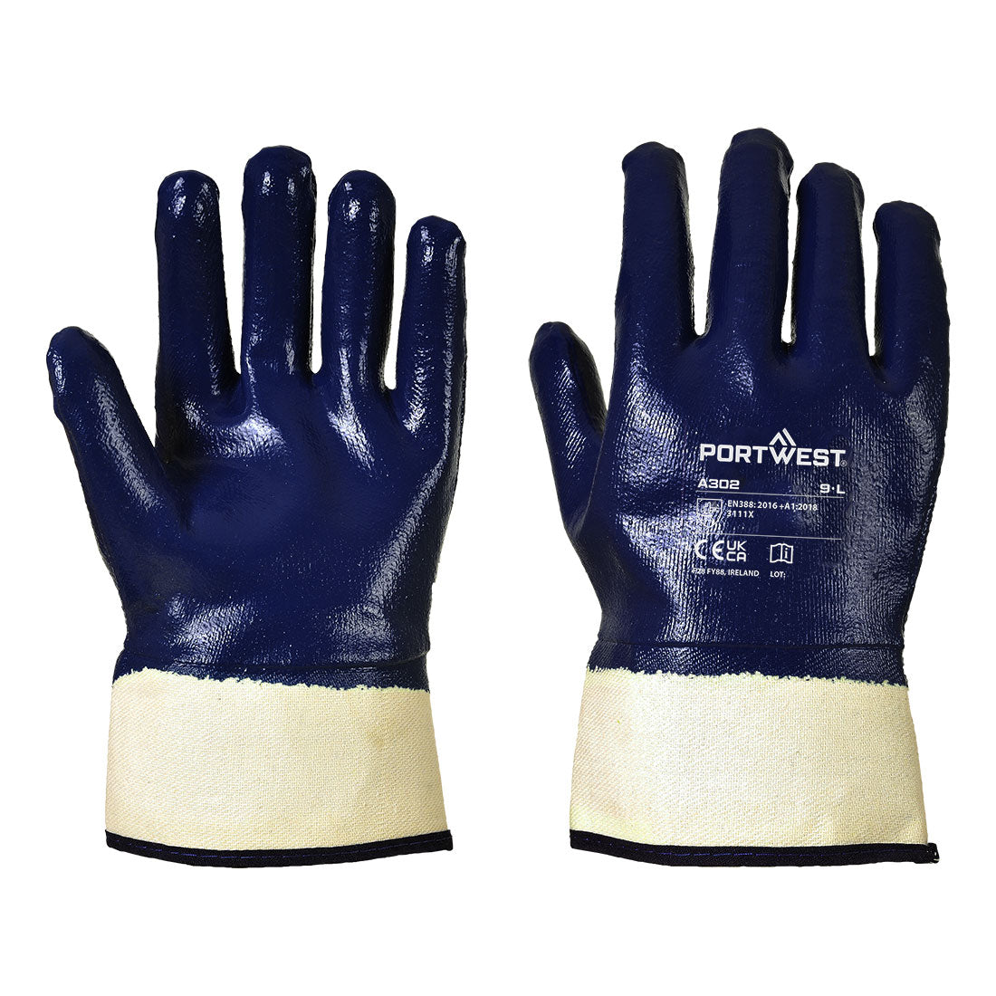 Grip Nitrile Fully Dipped Safety Cuff