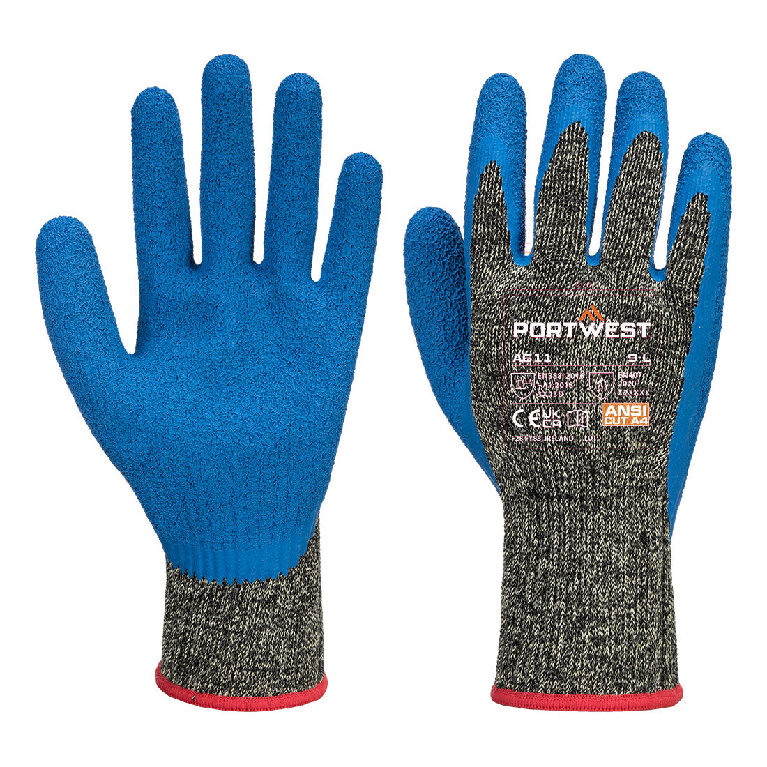 Cut D10 Latex Aramid Glove