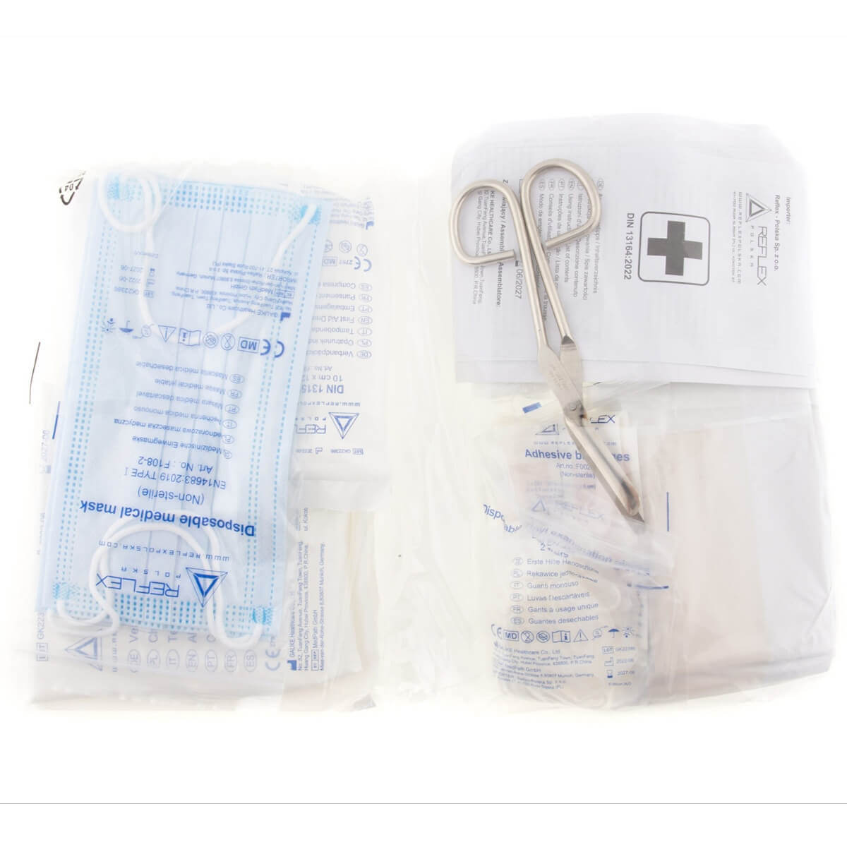 CAR FIRST AID KIT DIN 13164-2022 MATERIAL