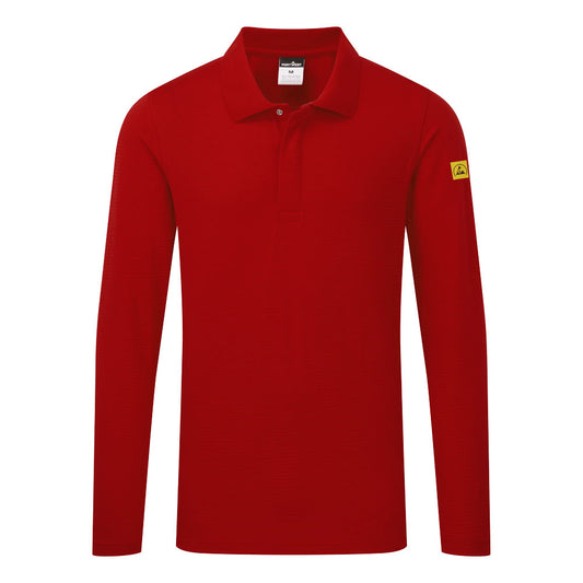 Anti-Static ESD Polo Shirt L/S