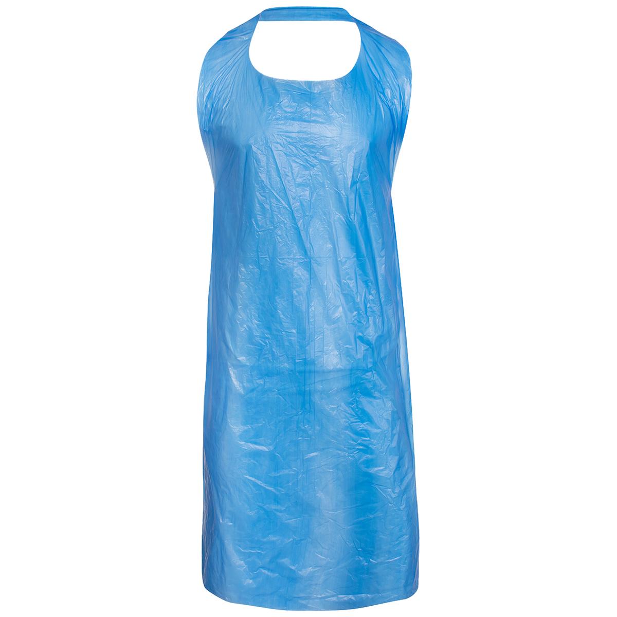 HDPE FOIL FRONT APRON PACK OF 100 PCS