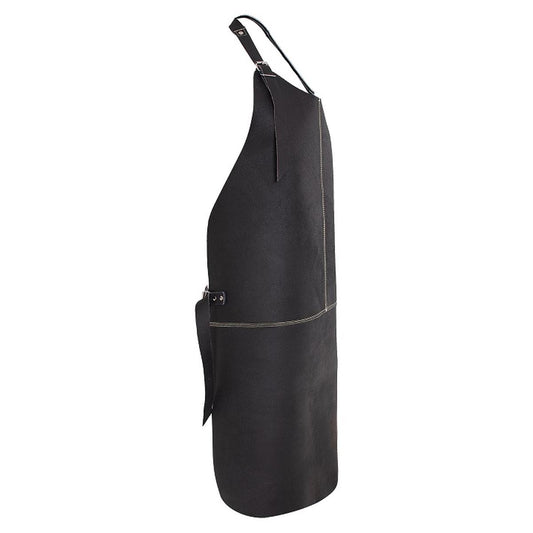 FRONT STITCHED LEATHER APRON