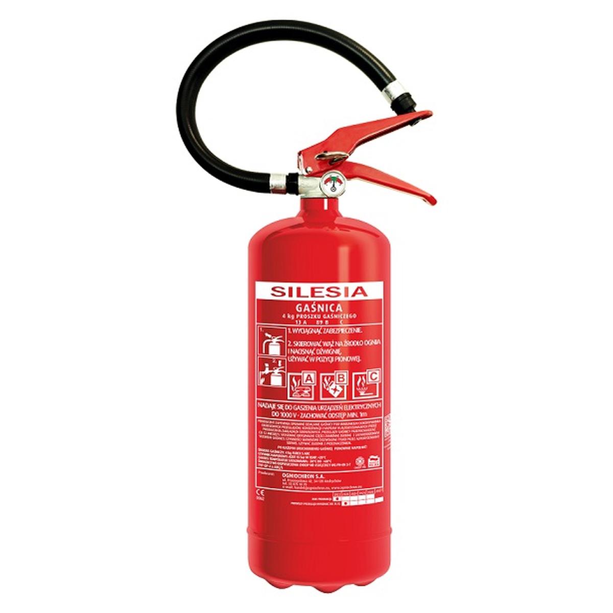 4 KG POWDER FIRE EXTINGUISHER GP-4X ABC SILESIA