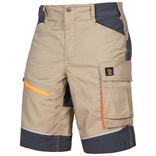 LIDO SPANDEX KHAKI SHORT TROUSERS