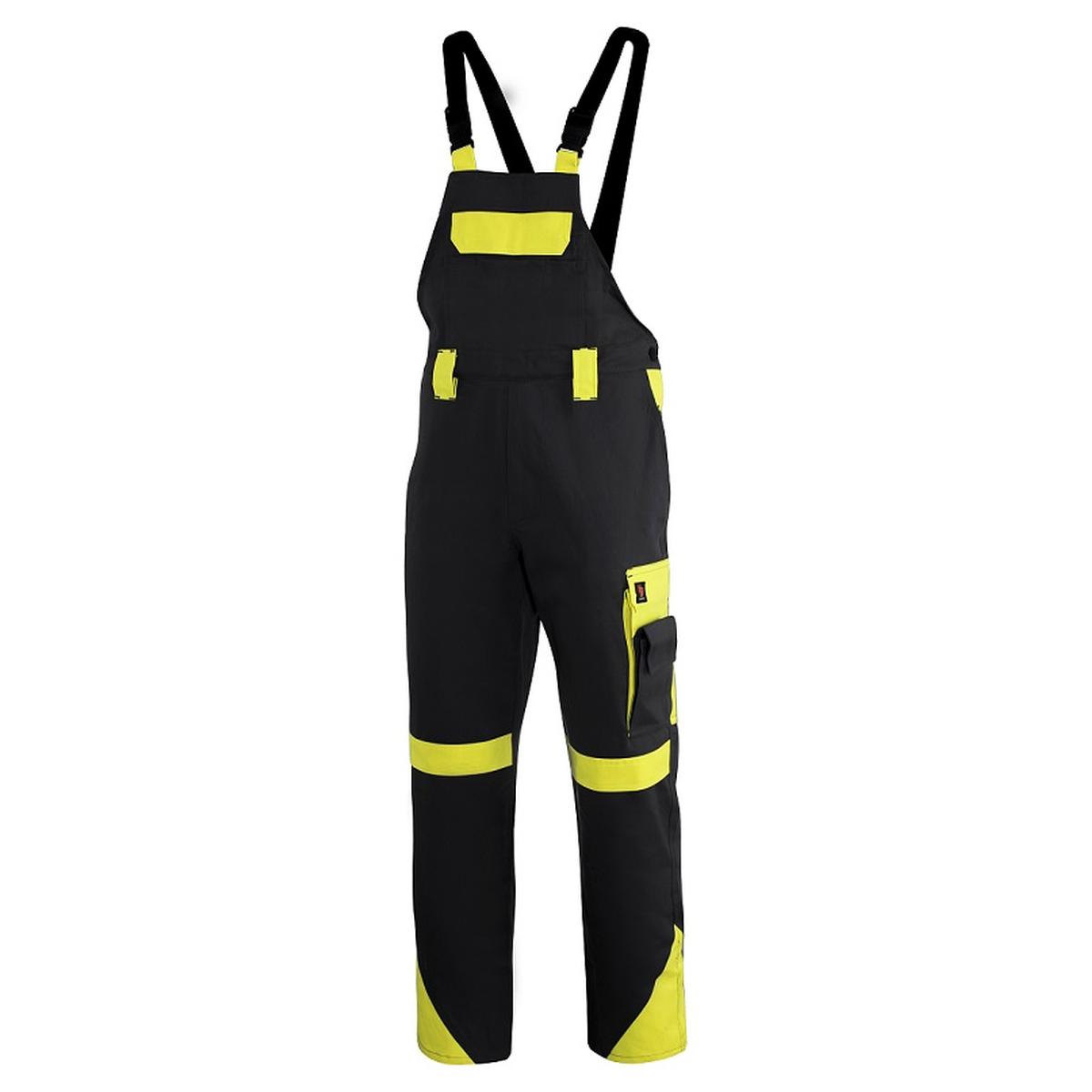 PROPLUS BLACK AND YELLOW DUNGAREES