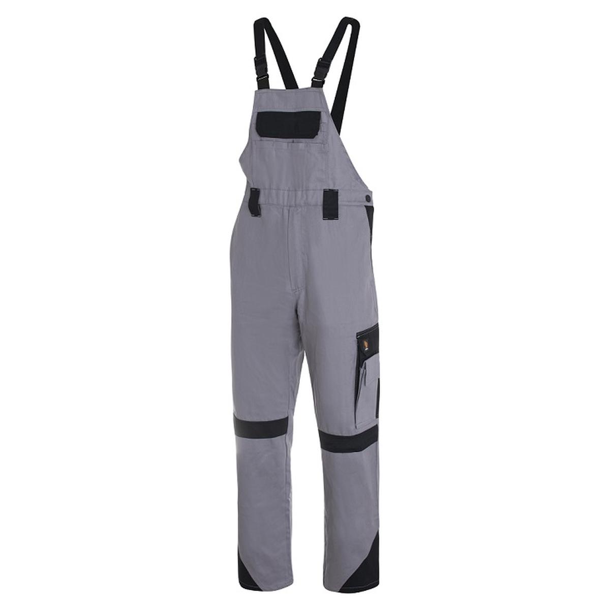 PROPLUS LIGHT GREY-BLACK DUNGAREES