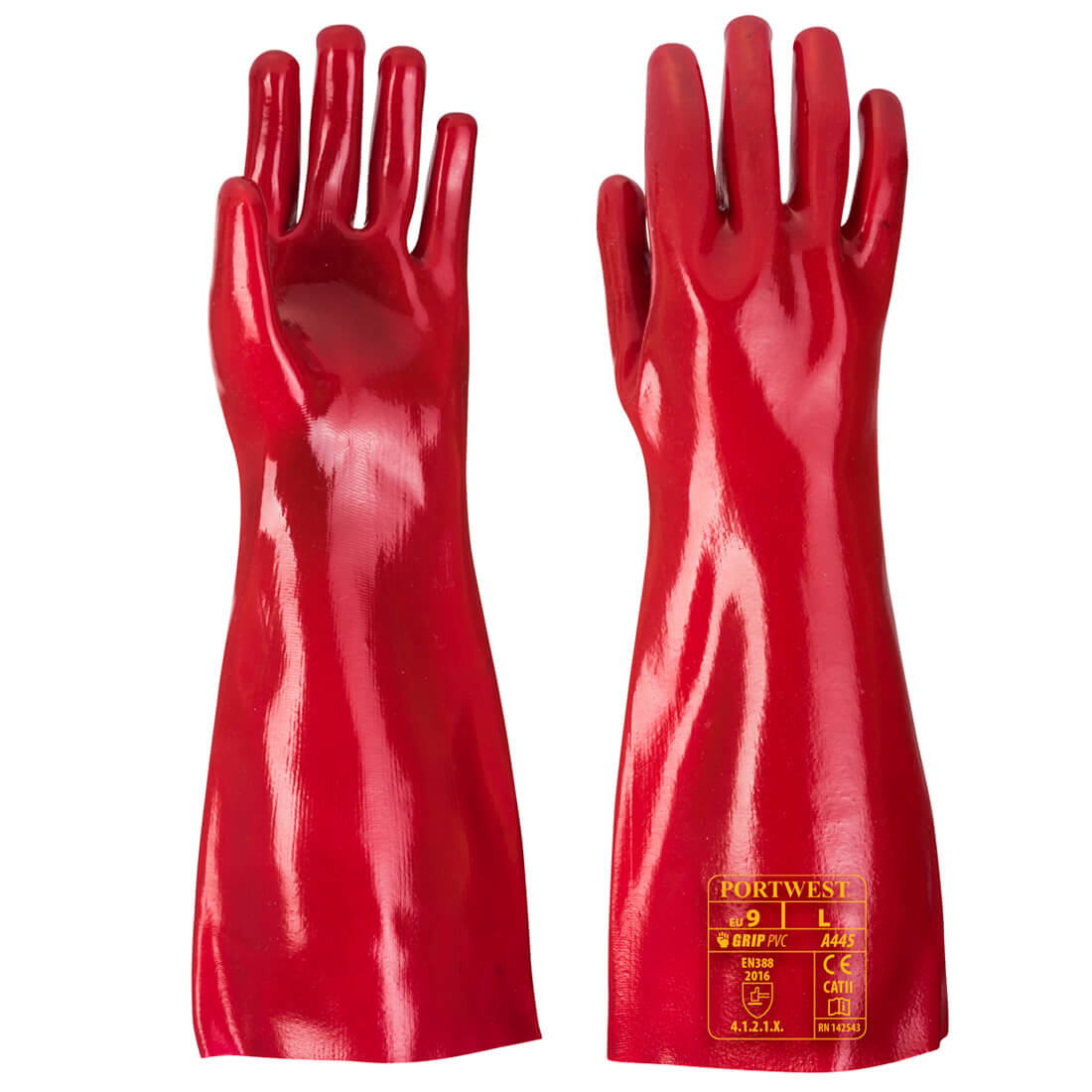 Retail Tagged A445 PVC Gauntlet Glove