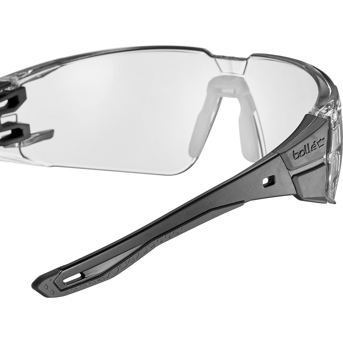 BOLLE RUSH 2.0 SAFETY GLASSES (CLEAR) BLACK