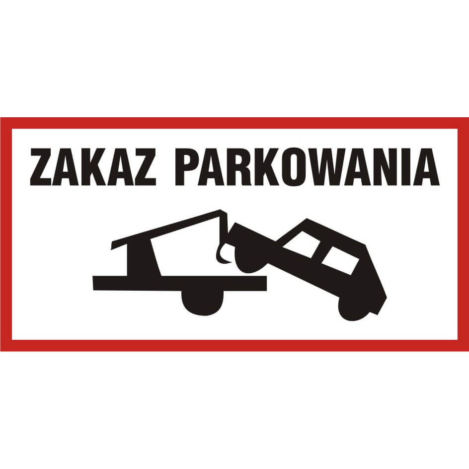 NO PARKING SIGN - SA038 EC PN