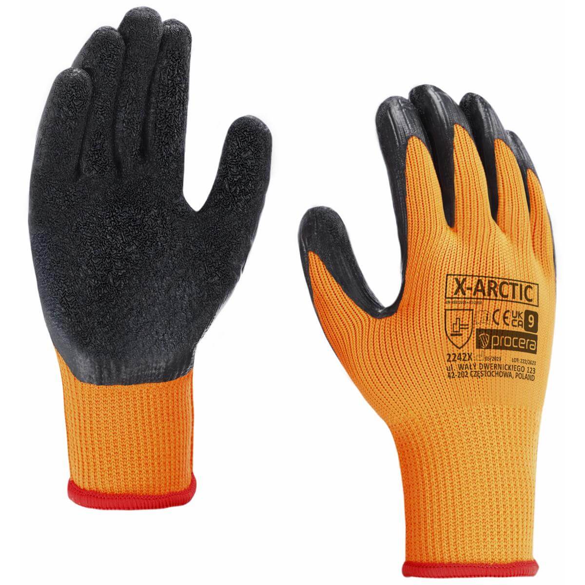 X-ARCTIC LATEX COATED INSULATED GLOVES SIZE 11 PROMOTION CARTON