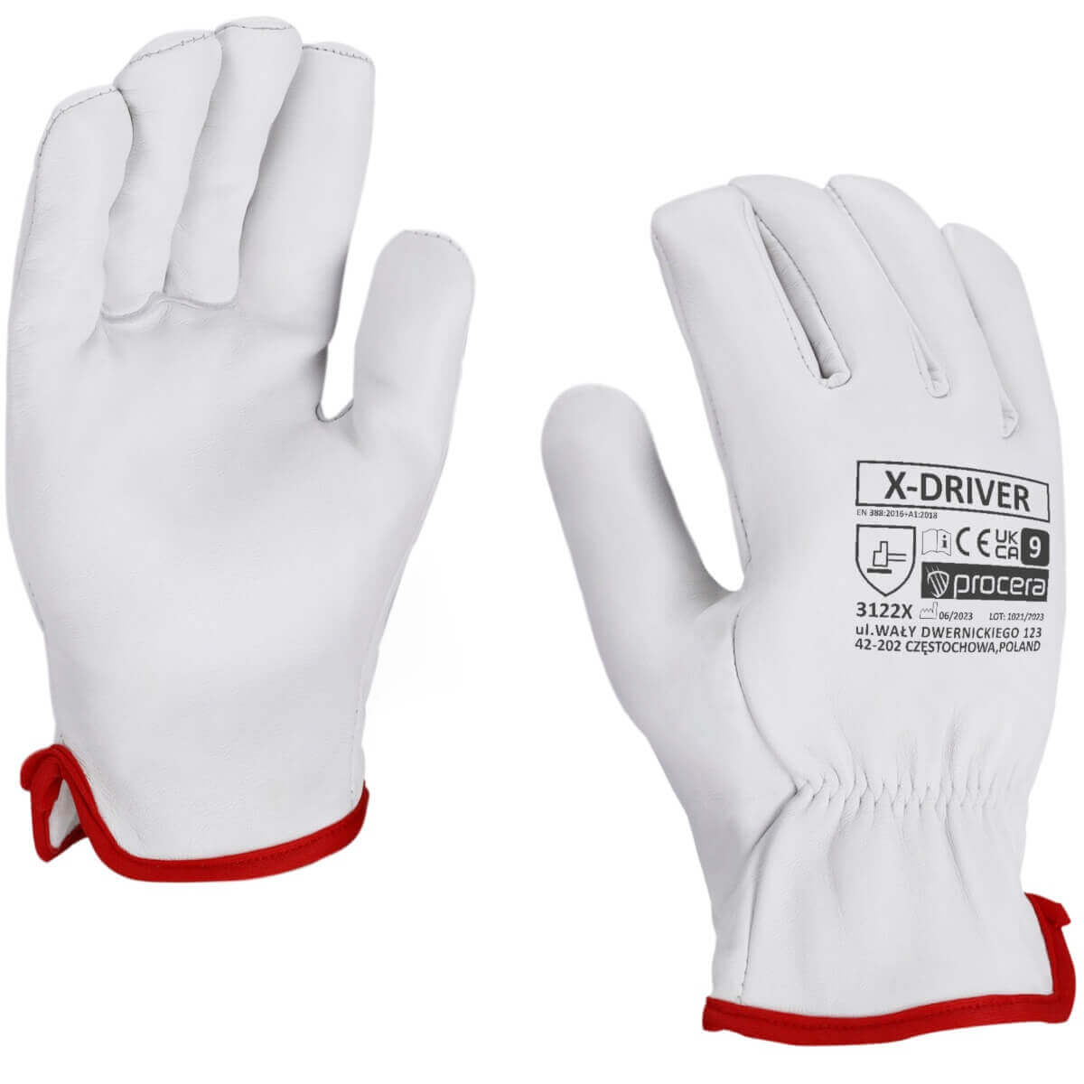 X-DRIVER FULL LEATHER GLOVES