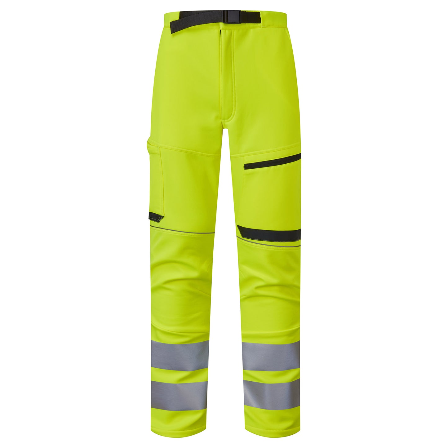 System Hi-Vis Eco Stretch Softshell Yellow Trouser