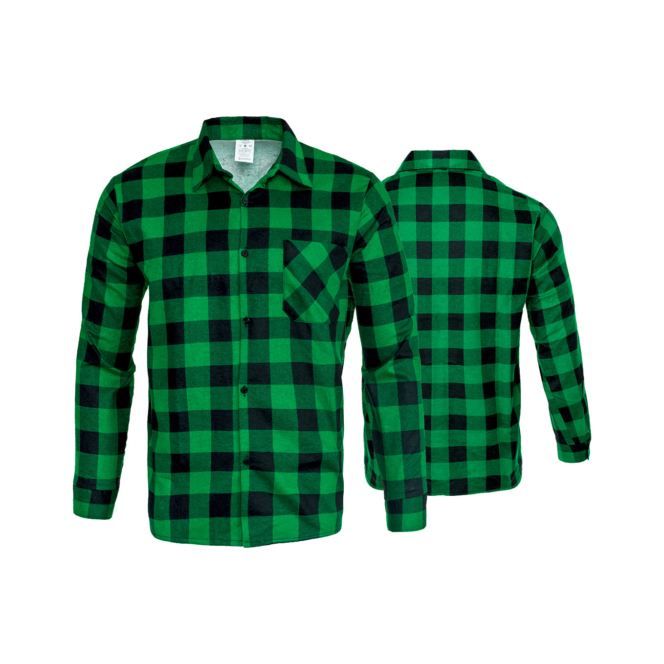 GREEN FLANNEL SHIRT
