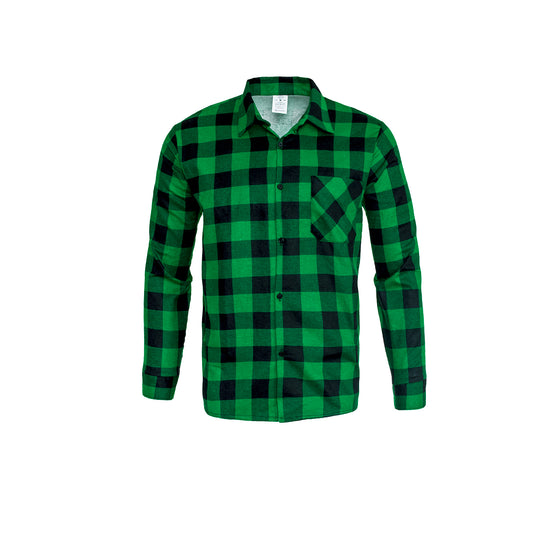 GREEN FLANNEL SHIRT