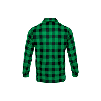 GREEN FLANNEL SHIRT