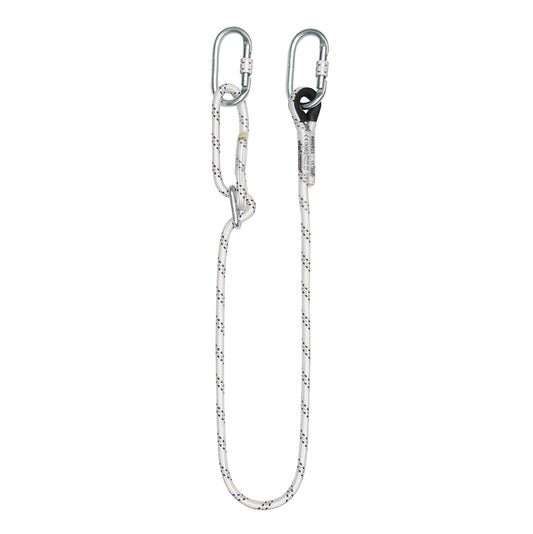 LB100 ADJUSTABLE SAFETY CABLE WITH 2 x AZ011 SNAPHOOKS 1.4 M LENGTH
