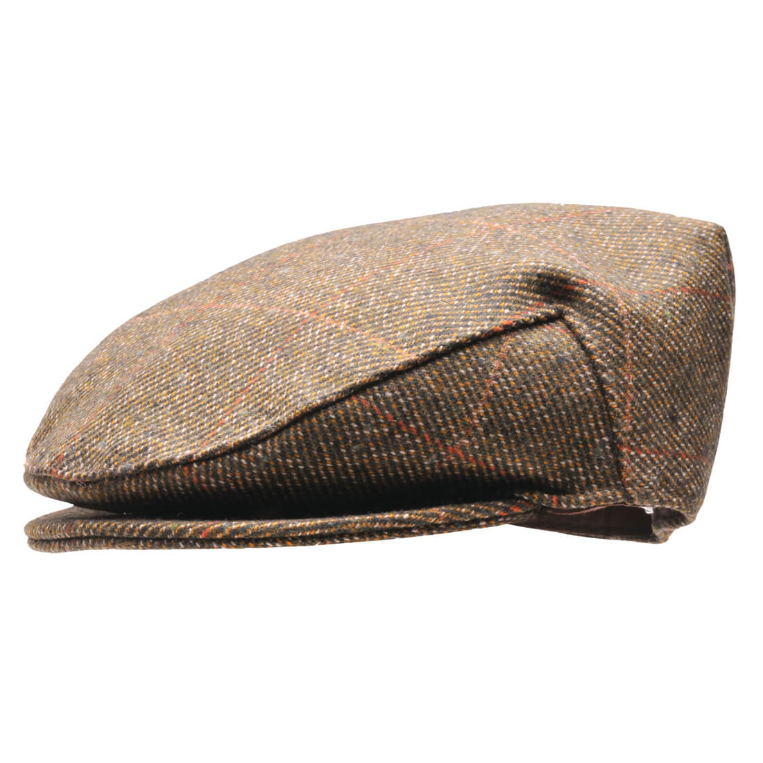 Tweed Peaked Cap