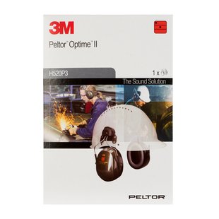 3M Optime II Earmuffs, Helmet-Mounted Version H520P3E