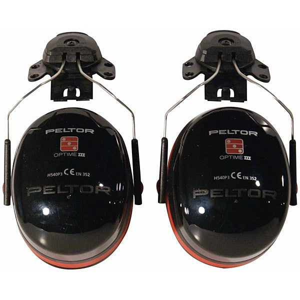 3M Optime III Earmuffs, Helmet-Mounted Version H540P3E