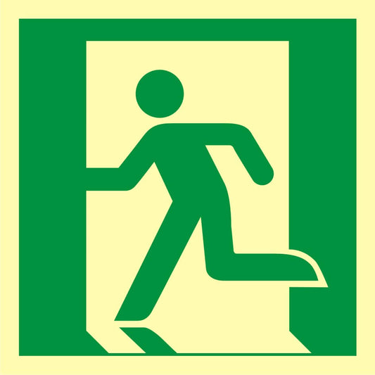 EMERGENCY SIGN - EMERGENCY EXIT (LEFT SIDE) - AAE001 C1 PS