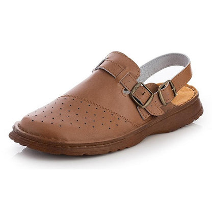 ALBIN PROPHYLAXIST FOOTWEAR WITH PERFORATED BROWN