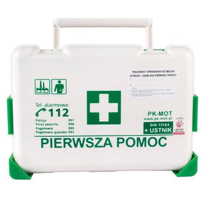 BD INDUSTRIAL FIRST AID KIT WITH WALL HANGER (DIN 13164 MOUTHPIECE)