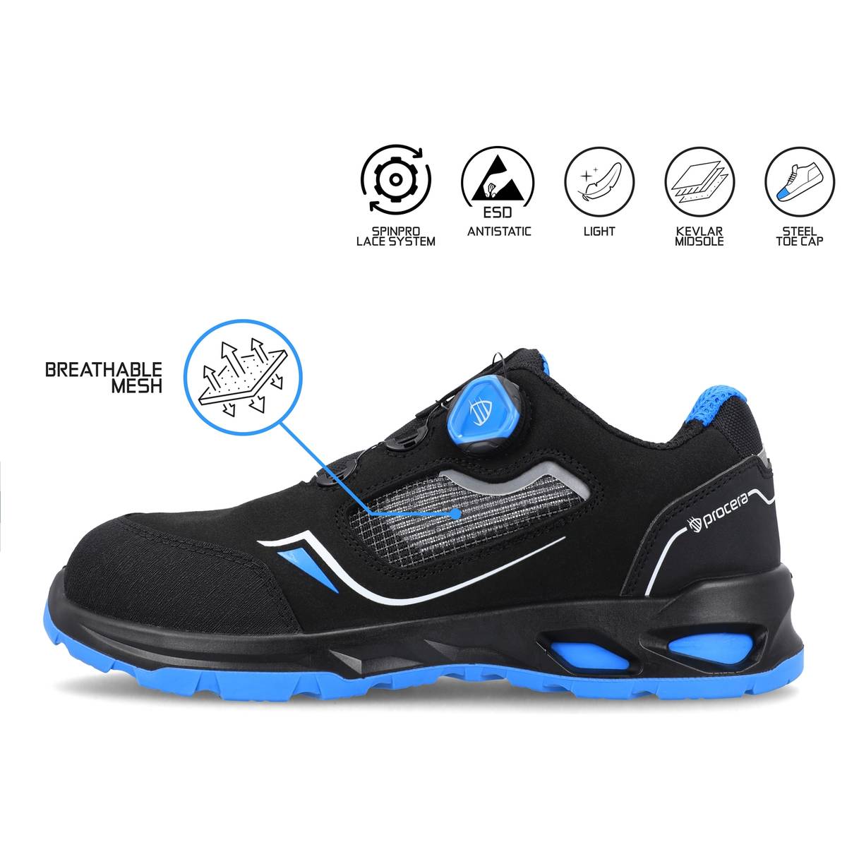 AXENS ESD S1PS SAFETY SHOES