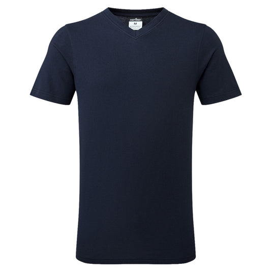 V-Neck Cotton T-Shirt S/S
