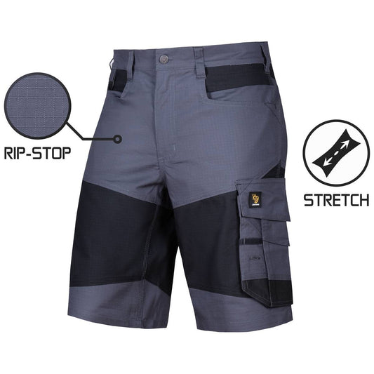 BARI SPANDEX GRAY SHORT TROUSERS