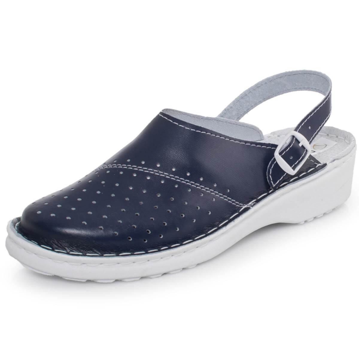 BIANCA PROPHYLAXIST FOOTWEAR WITH PERFORATED NAVY BLUE
