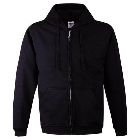 280G BLACK ZIP-UP HOODIE
