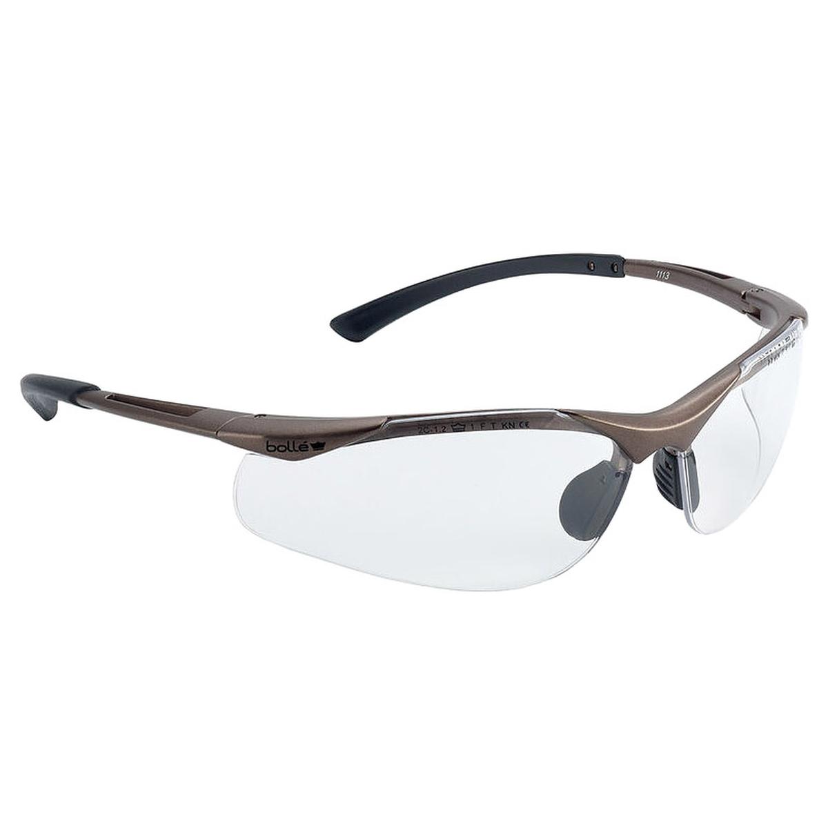 BOLLE CONTOUR CLEAR SAFETY GLASSES