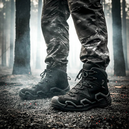 EXPLORER BLACK ANKLE SHOES
