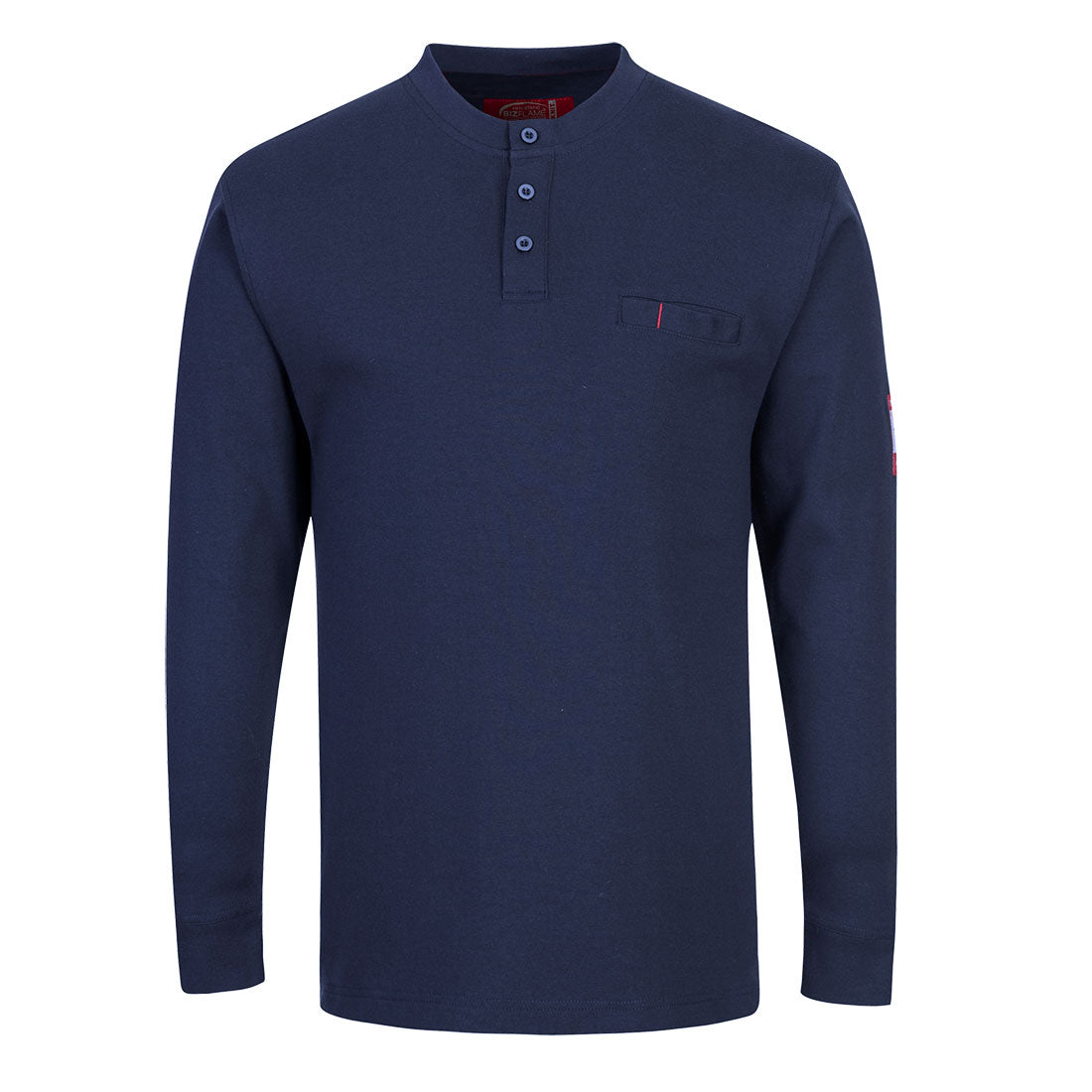 Bizflame Knit FR Long Sleeve Henley