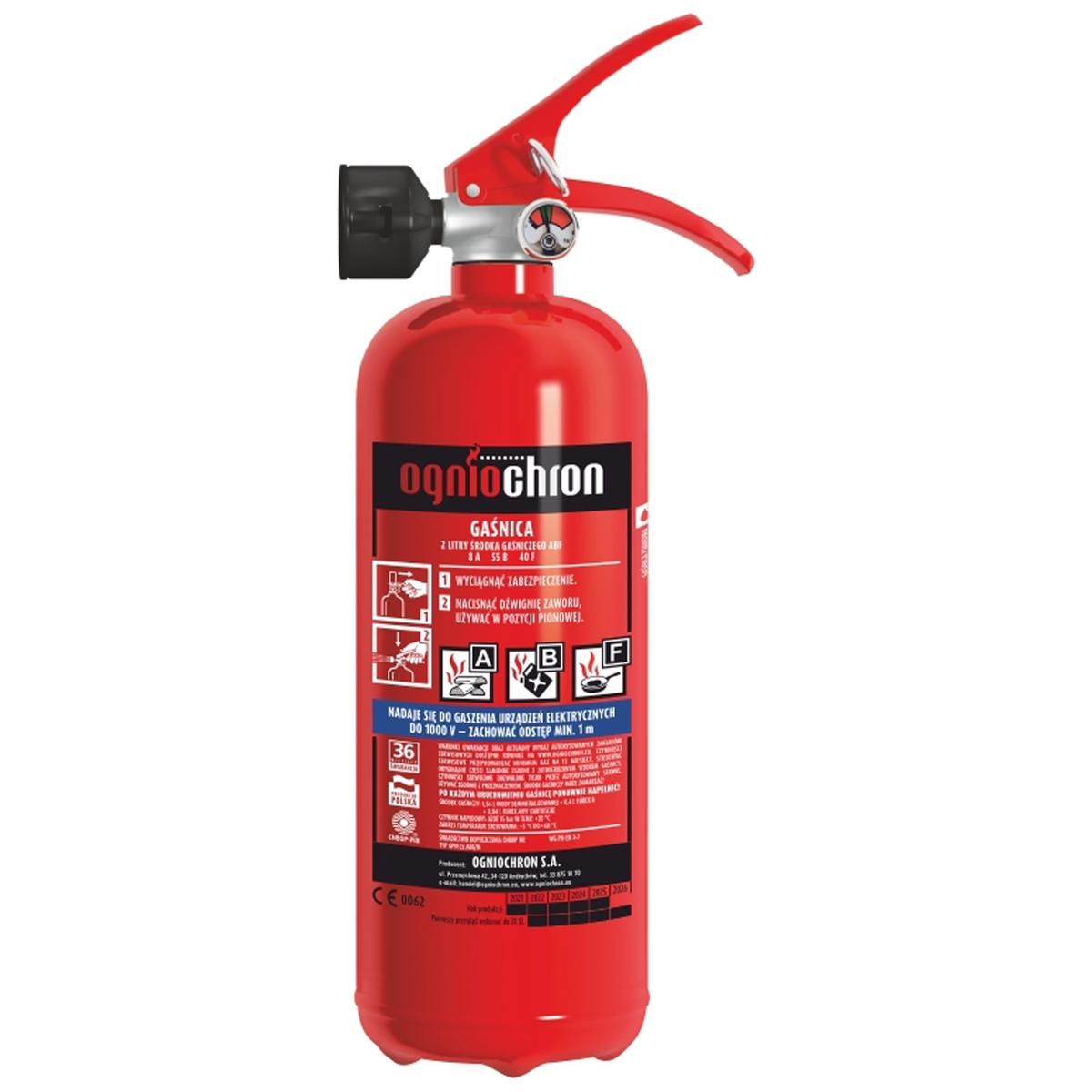 FOAM FIRE EXTINGUISHER 2 KG GPN-2x ABF/MP
