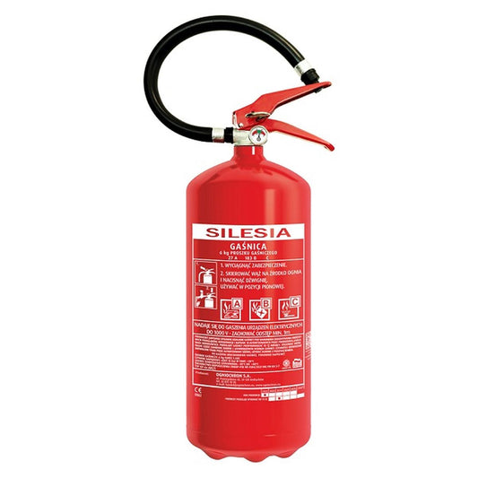 6 KG POWDER FIRE EXTINGUISHER GP-6x ABC SILESIA