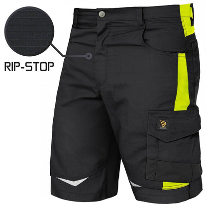 HELICON RIP-STOP BLACK SHORT TROUSERS