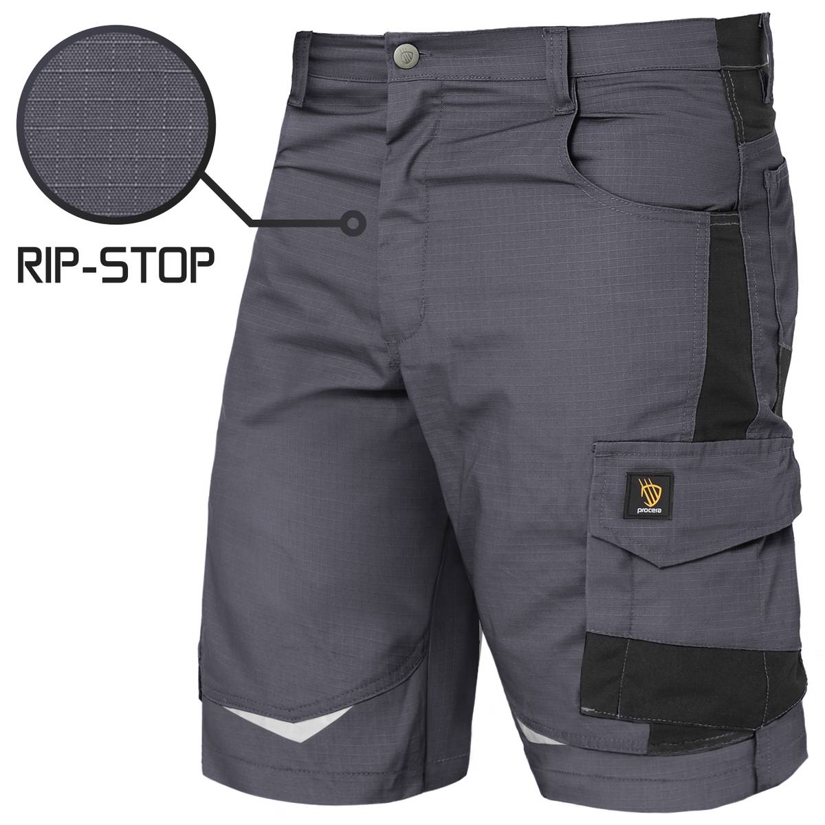 HELICON RIP-STOP GRAY SHORT TROUSERS