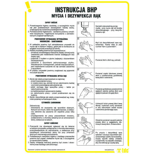 Occupational Health and Safety Instructions for Hand Washing and Disinfection - IA T15 DN CN