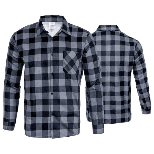 GREY FLANNEL SHIRT
