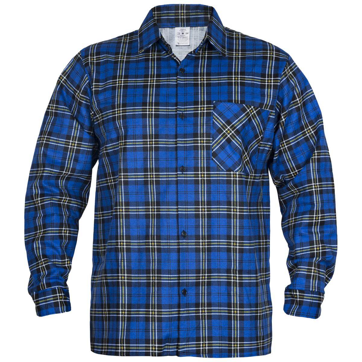 BLUE CHECKED FLANNEL SHIRT
