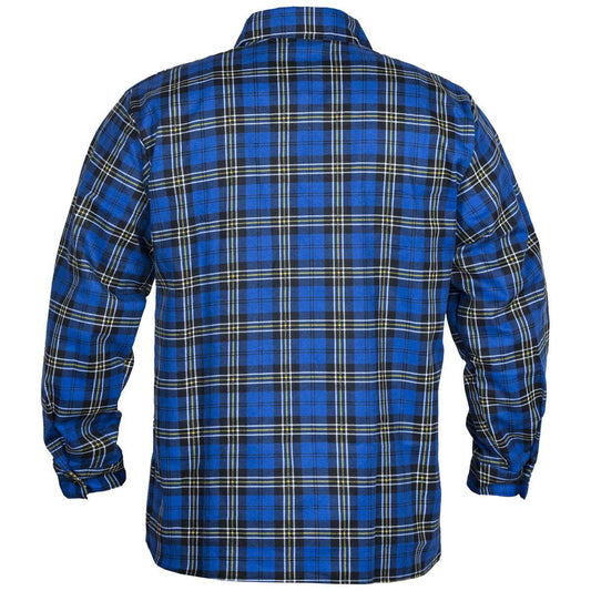 BLUE CHECKED FLANNEL SHIRT