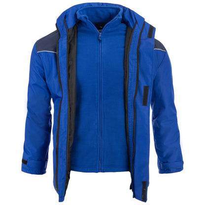 3-in-1 INSULATED AERO JACKET, BLUE-NAVY