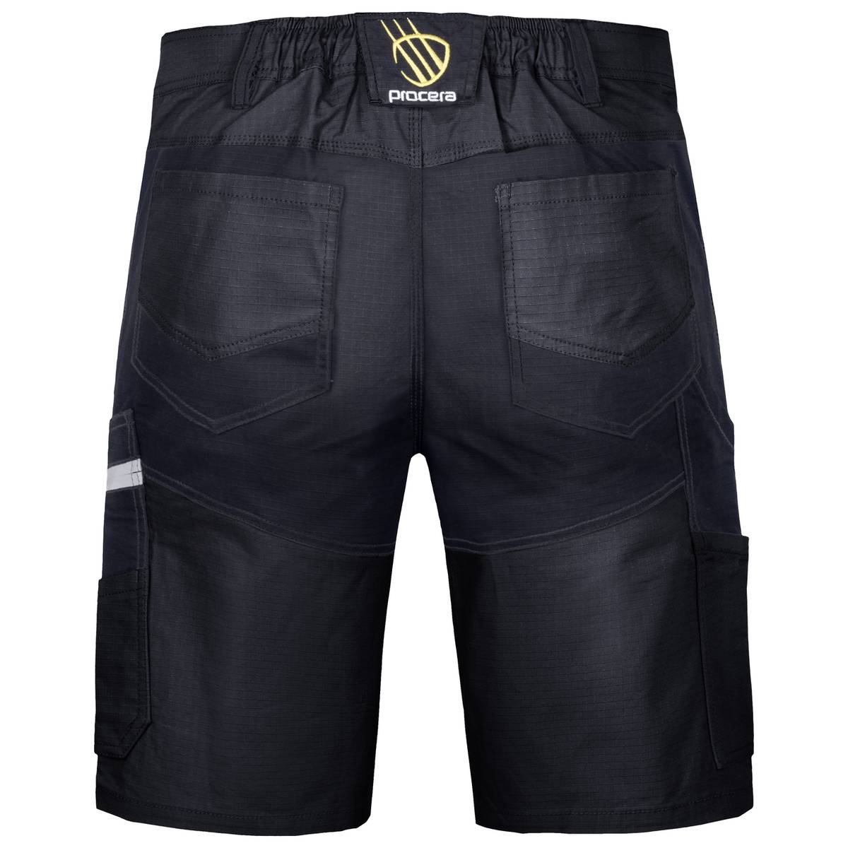 LANDER SPANDEX BLACK SHORT TROUSERS