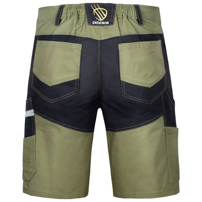 LANDER SPANDEX GREEN SHORT TROUSERS