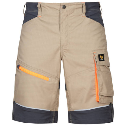 LIDO SPANDEX KHAKI SHORT TROUSERS