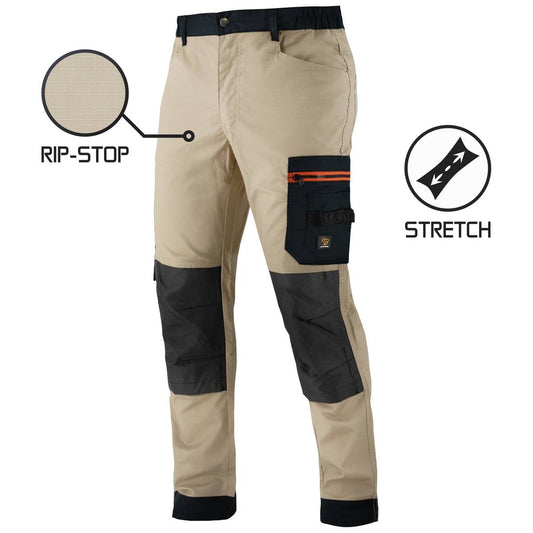 MEGAWORK RIP-STOP STRETCH KHAKI WAIST PANTS