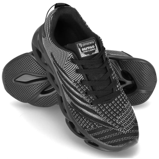 NESTIGO LEISURE SHOES BLACK/GRAY